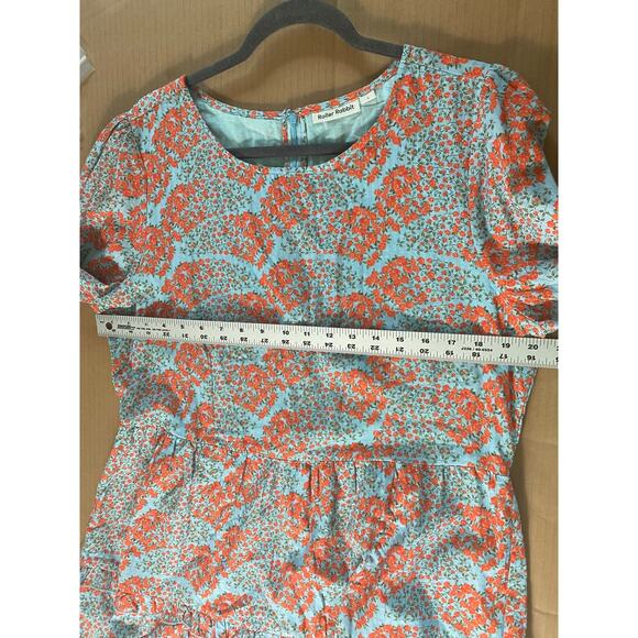 ROLLER RABBIT DRESS LARGE MILKMAID WESTERN COASTAL COTTAGECORE - Picture 15 of 16